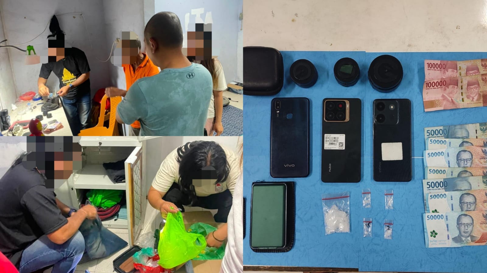 Sempat Lolos karena Informasi Bocor, Mumuk dan O Akhirnya Diciduk BNNP Babel, 7 Gram Sabu Disita