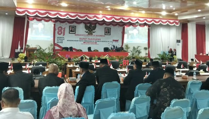 DPRD Bangka Gelar Paripurna HUT ke-81 RI, Jumadi Soroti Tantangan Zaman