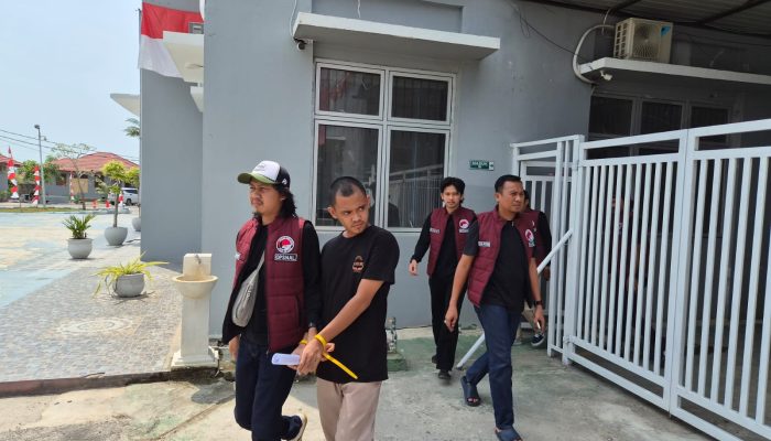 Baru Keluar Penjara, Sincan Kembali Ditangkap Polda Babel Didepan Pintu Lapas
