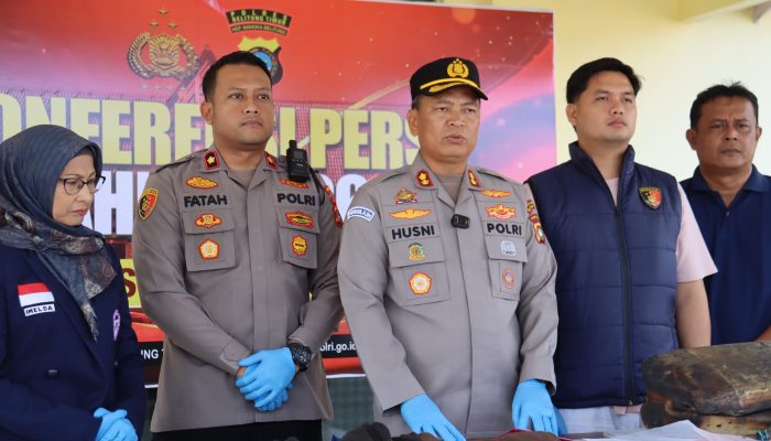 Tim URC Polres Beltim Amankan 2 ABH Usai Video Aksi Bakar Lahan Viral Di Medsos