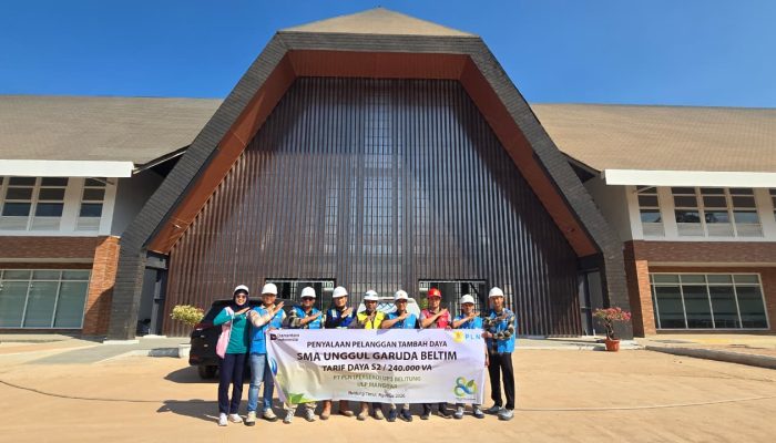 PLN Tambah Daya 240.000 VA untuk SMA Unggul Belitung Timur