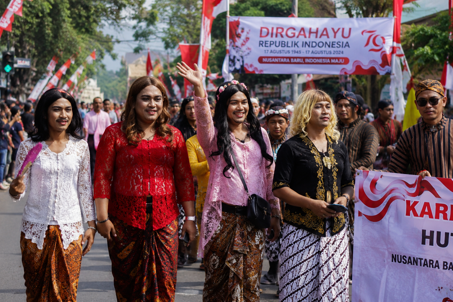 MUI Tegaskan Pria Pakai Baju Wanita Saat Karnaval Agustusan Hukumnya Haram