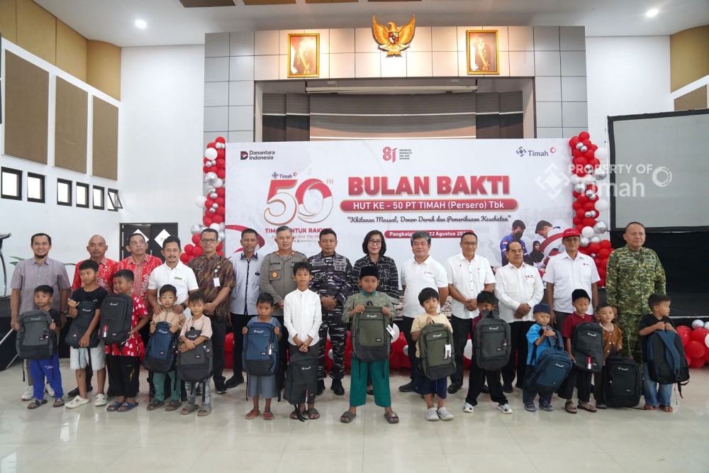 Semarak Usia Emas, Bulan Bakti HUT ke-50 PT Timah Disambut Antusias Warga Pangkalpinang