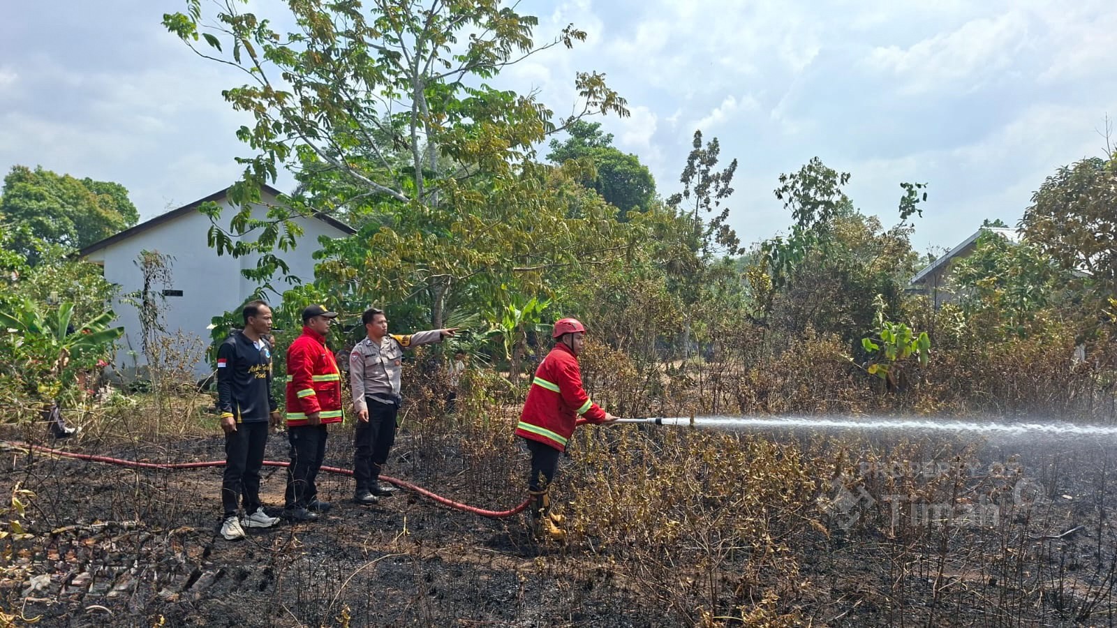 Perkuat Penanganan Karhutla, Emergency Response Team PT Timah Sudah 97 Kali Turun Padamkan Api