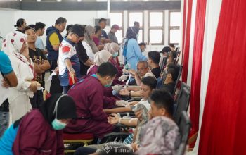 Bulan Bakti HUT ke-50, PT Timah Kobarkan Semangat Kemanusiaan Lewat Donor Darah