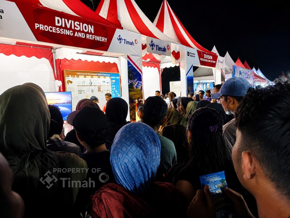 PT Timah Hadir di Pameran Pembangunan Bangka Barat, Edukasi Industri Timah hingga Bagi Doorprize
