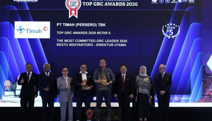PT Timah Raih Dua Penghargaan TOP GRC Awards 2026