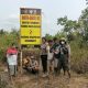 Jalan Jeriji Rawan Kecelakaan, Satlantas Basel Gandeng Pemdes dan Warga Pasang 10 Spanduk Imbauan