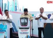 Di Depan Prabowo, Gubernur DKI ‘Kampanyekan’ Angka 8 di Peresmian LRT Kelapa Gading-Manggarai