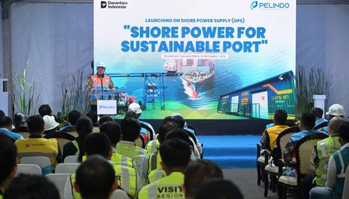 PLN-Pelindo Resmikan OPS Tanjung Priok, Tekan Emisi Kapal hingga Hemat BBM