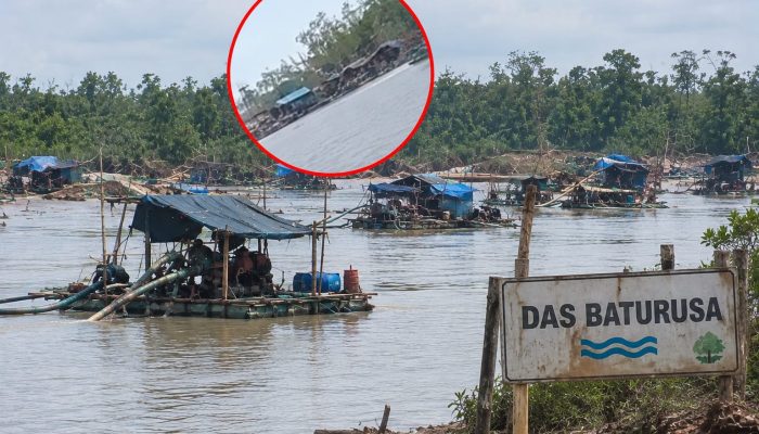 DAS Baturusa Digasak Tambang Timah Ilegal