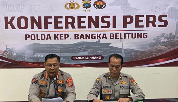 Dit Polairud Polda Babel Amankan FR, Korlap Kasus Penyelundupan 8 Ton Pasir Timah Ilegal Di Beltim