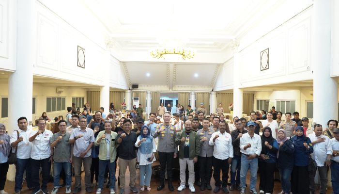 Jaga Cilegon Tetap Kondusif, Kapolres Perkuat Kemitraan dengan Insan Pers