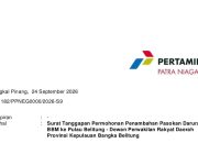 Pertamina Tanggapi Surat Edi Nasapta, Pasokan BBM Belitung Ditambah, Realisasinya Akan Dikawal