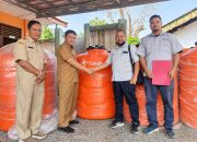 Kekeringan Mulai Mencekik Warga Mentok, PT Timah Hadirkan 15 Tangki Air Bersih