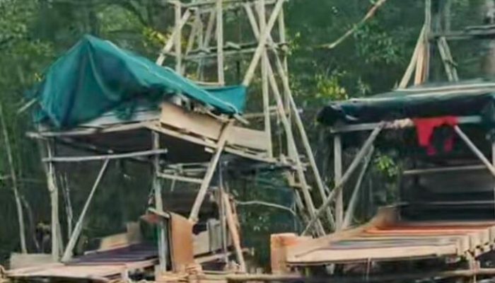 Puluhan Ponton Timah Masih Menghuni DAS Kampak Jebus, Ada Rencana Beroperasi Lagi?