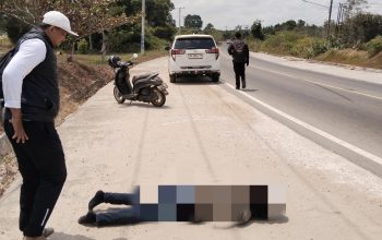 Inova Zenix Tabrak Lari Warga Toboali di Jalan Pantai Arung Dalam hingga Meninggal Dunia