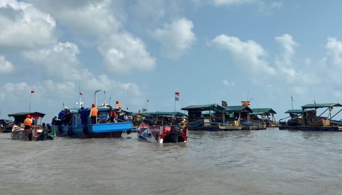 Heboh 2 Ponton TI Ilegal di Laut Sukadamai Sempat Diamankan tapi Kini Dikabarkan Dilepas, Ada Apa?