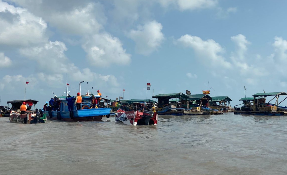 Heboh 2 Ponton TI Ilegal di Laut Sukadamai Sempat Diamankan tapi Kini Dikabarkan Dilepas, Ada Apa?