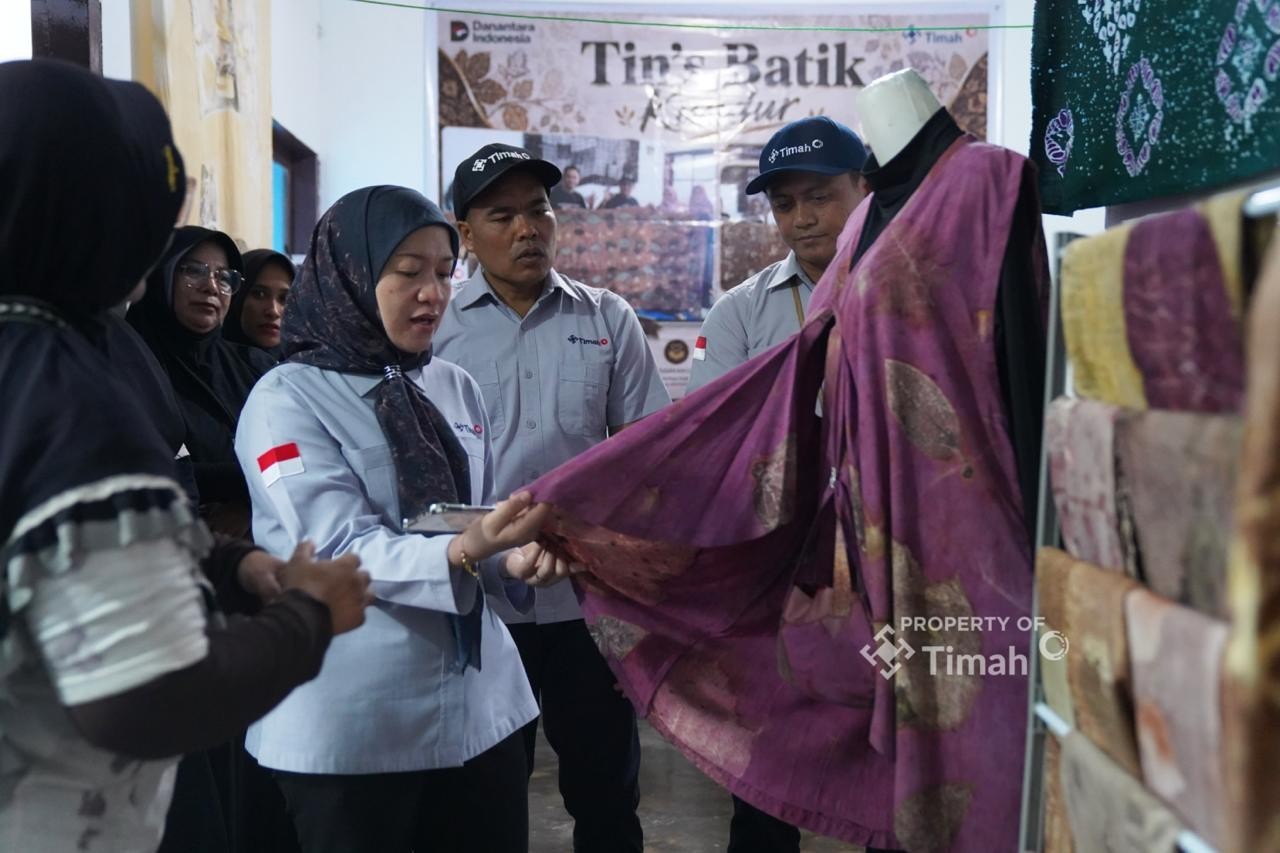 Rumah Batik Kundur Tumbuh Bersama Dukungan PT Timah