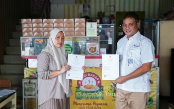Fasilitasi Sertifikasi Halal, PT Timah Bantu UMKM Nasi Bakar Safira Tingkatkan Kepercayaan Konsumen