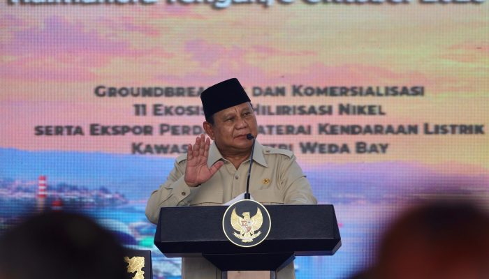 Prabowo : Ekspor Perdana Baterai Kendaraan Listrik Bukti Hilirisasi Indonesia Berhasil