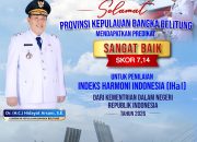 Indeks Harmoni Babel 2026 Raih Predikat Sangat Baik