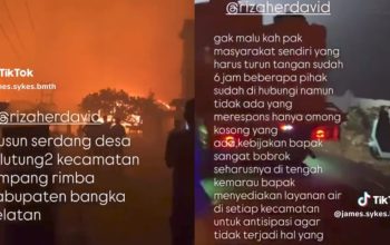 Warga Dusun Serdang Semprot Damkar Basel: Bilang Otw, Ditelepon Jam 3 Sore Baru Tiba Jam 8 Malam