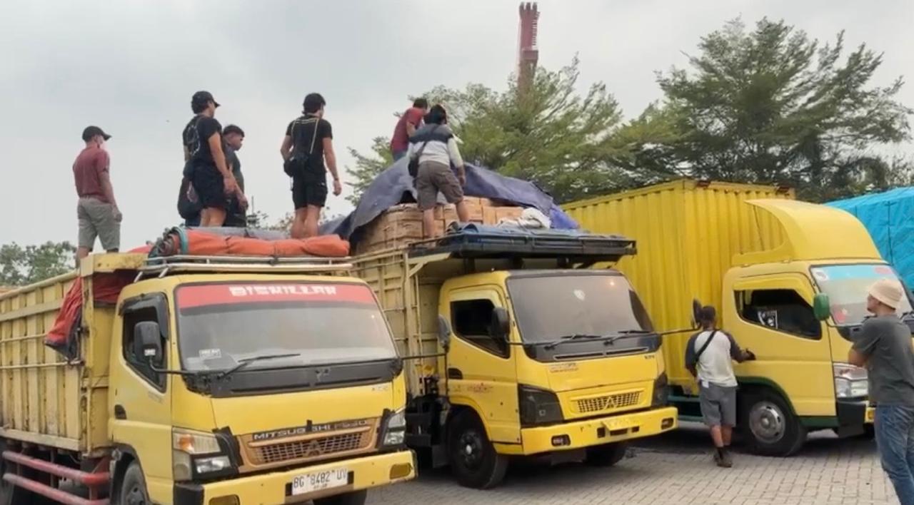 Cegah Pengiriman Pasir Timah Ilegal, Satlap Tri Cakti Perketat Pemeriksaan Muatan Kapal Belitung - Pangkalbalam