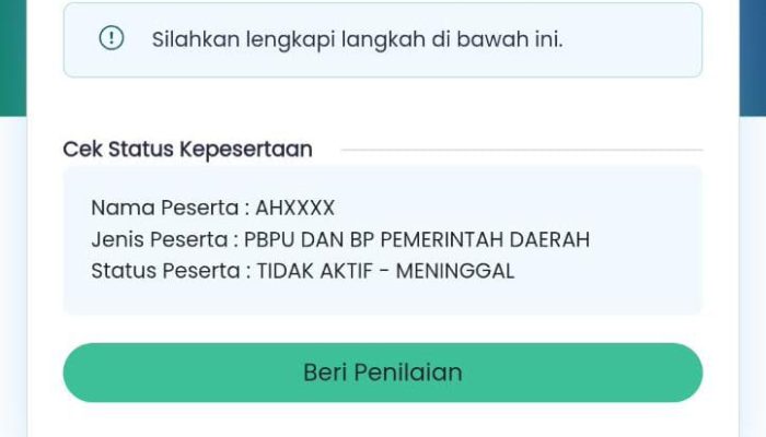 Kartu KIS Tak Aktif, Warga Cilegon Dinyatakan Salah Data Kematian di BPJS Kesehatan