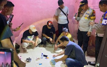 Polisi Gerebek Kontrakan Iwansah di Payak Ubi Toboali, 12 Paket Sabu 6,07 Gram Diamankan