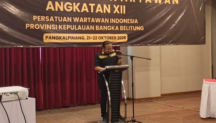 Buka UKW PWI Babel Angkatan XII, Kepala Diskominfo Babel Eko Sentosa Tekankan Pentingnya Integritas Jurnalis