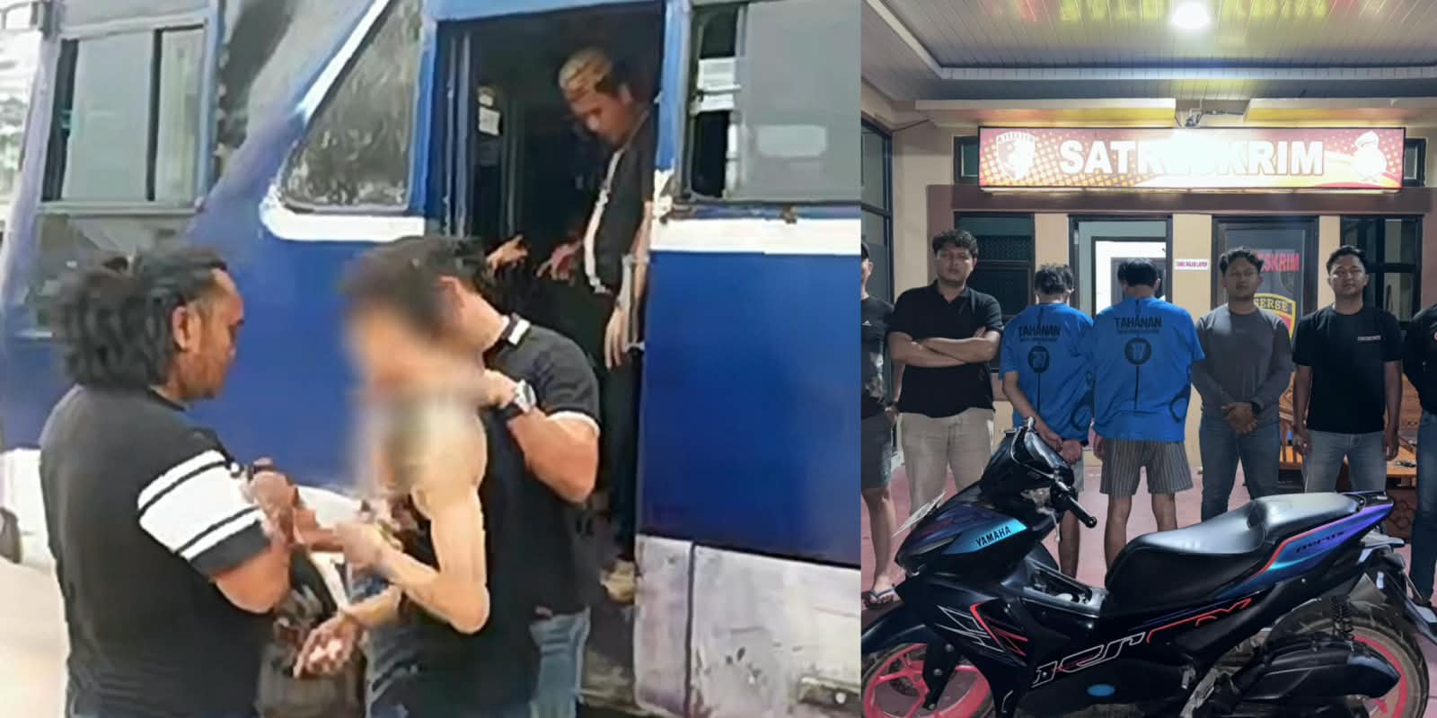 Gerak Cepat Resmob Macan Selatan, Dua Terduga Pencuri Motor Aerox di Toboali Berhasil Ditangkap