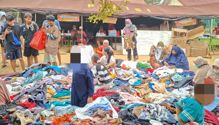 Donasi Pakaian Korban Kebakaran Dusun Serdang Melimpah, Pemkab Basel Segera Lakukan Penataan