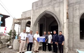 PT Timah Gelontorkan Rp400 Juta untuk Pembangunan Masjid Al Ikhlas di Belitung