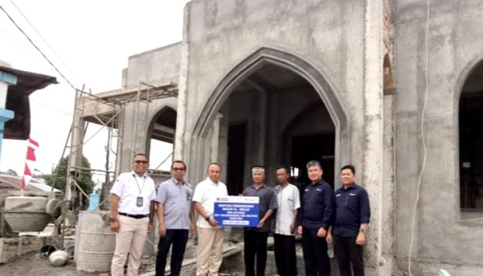 PT Timah Gelontorkan Rp400 Juta untuk Pembangunan Masjid Al Ikhlas di Belitung