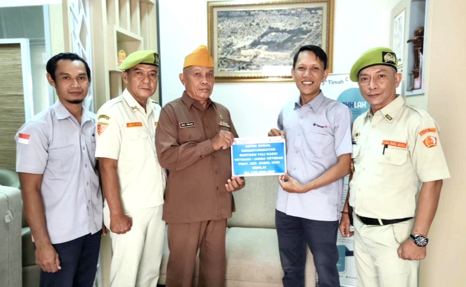 Jelang Hari Pahlawan, 82 Veteran di Bangka Belitung Terima Tali Asih dari PT Timah