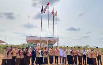 Wabup Debby Minta Anggota Pramuka SMA Negeri 3 Toboali Tak Hanya Aktif Saat Kemah